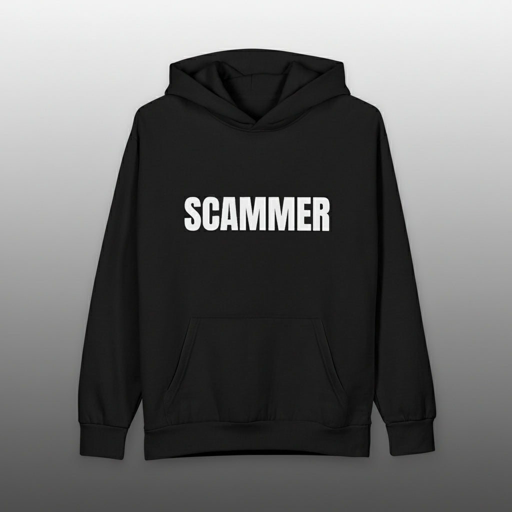 SCAMMER – Oversized Streetwear Hoodie