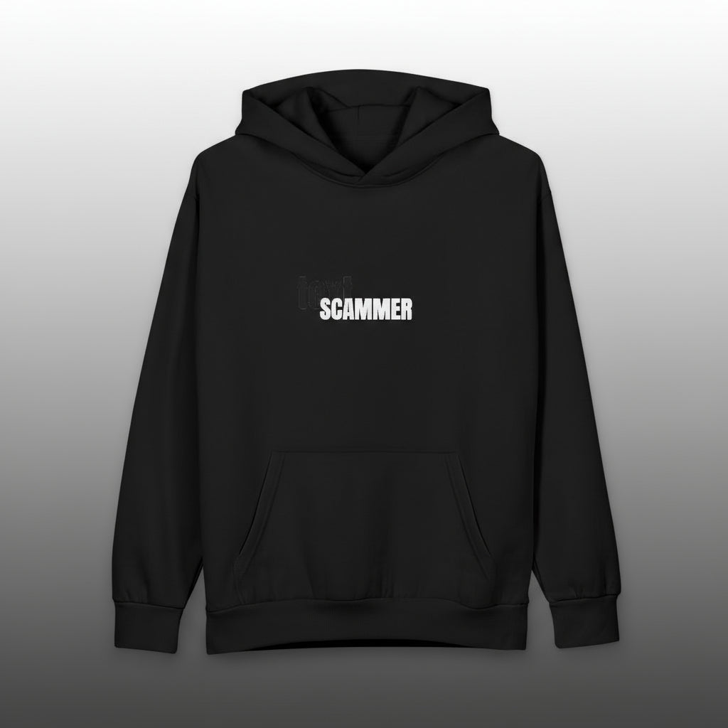 SCAMMER (Mini Graphic) – Oversized Streetwear Hoodie